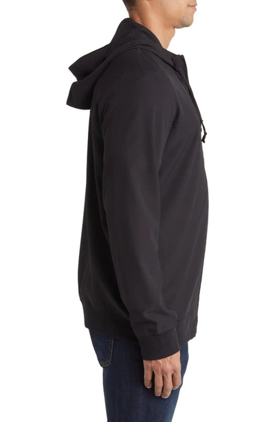 Travis Mathew Wanderlust Hooded Jacket In Black