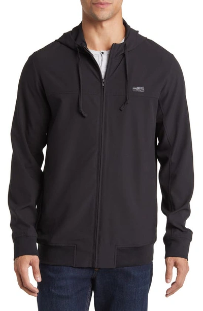 Travis Mathew Wanderlust Hooded Jacket In Black
