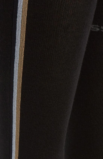 Shop Hugo Boss Iconic 2-pack Stripe Dress Socks In Black