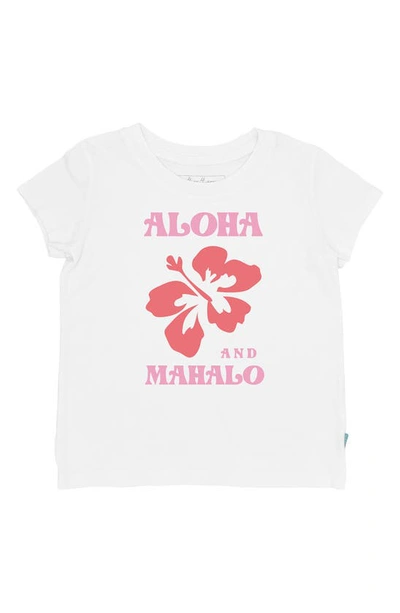 Shop Feather 4 Arrow Mahalo Cotton Graphic T-shirt In White
