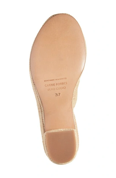 Shop Carrie Forbes Cara Slide Sandal In Natural