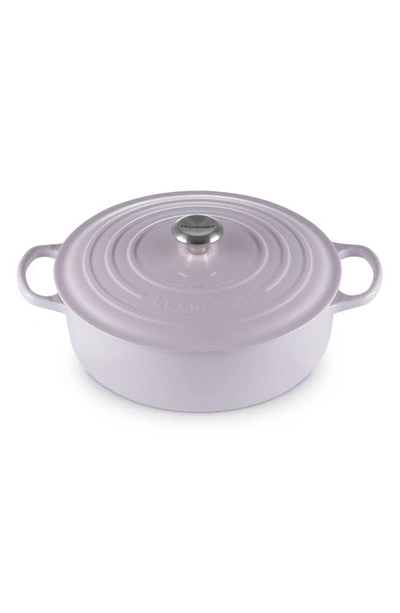 Le Creuset 6.75-qt. Signature Enameled Cast Iron Oval Dutch Oven In Shallot