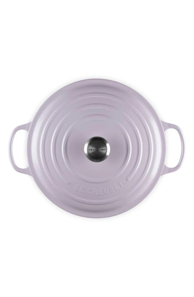Le Creuset 6.75-qt. Signature Enameled Cast Iron Oval Dutch Oven In Shallot