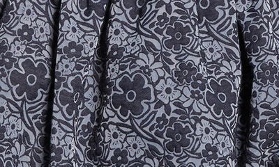 Shop Chopova Lowena Glitter Logo Graphic Dress In Black And Grey