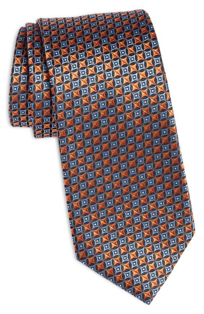 Shop Nordstrom Neat Silk Tie In Orange