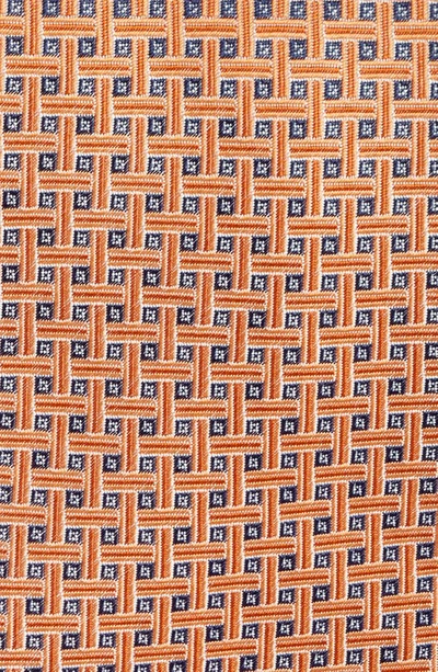 Shop Nordstrom Neat Silk Tie In Orange