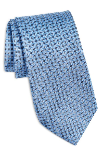 Shop Nordstrom Neat Silk Tie In Light Blue
