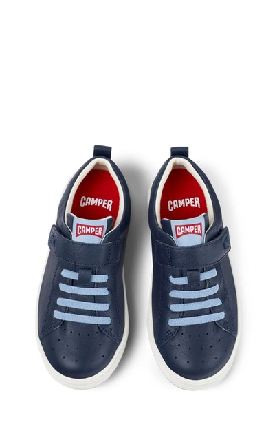 Shop Camper Kids' Runner Four Low Top Sneaker In Dark Blue