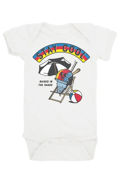 Shop Feather 4 Arrow Stay Cool Cotton Graphic Bodysuit In White