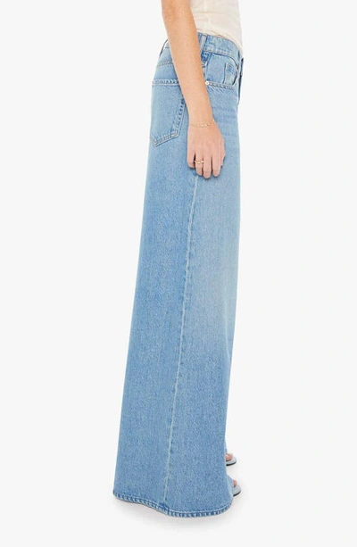 Shop Mother The Slung Sugar Cone Sneak Wide Leg Jeans In All You Can Eat