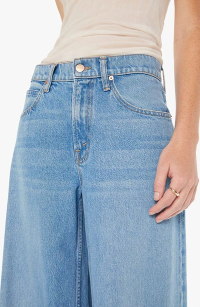 Shop Mother The Slung Sugar Cone Sneak Wide Leg Jeans In All You Can Eat