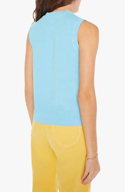 Mother The Mock 10 T-shirt In Sky Blue
