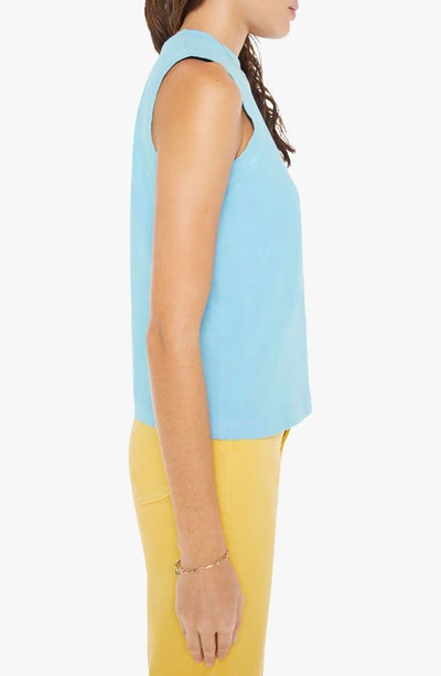 Mother The Mock 10 T-shirt In Sky Blue