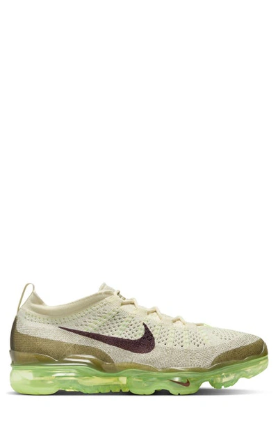 Shop Nike Air Vapormax 2023 Fr Sneaker In Coconut Milk/ Earth/ Olive
