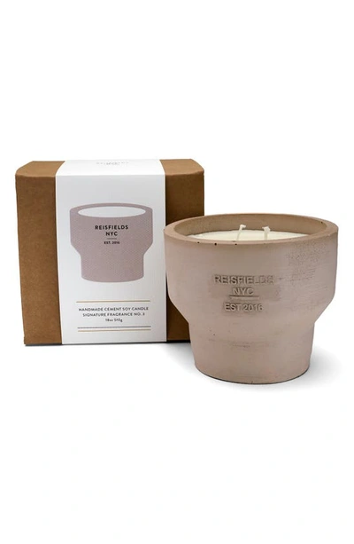 Shop Reisfields Dune No. 3 Cement Candle