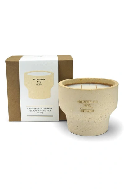 Shop Reisfields Sand No. 5 Cement Candle