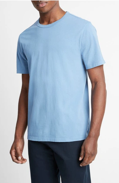 Shop Vince Solid T-shirt In Washed Lake View