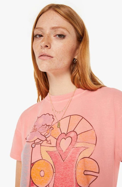 Shop Mother The Grab Bag Crop Graphic T-shirt In Love Cupid