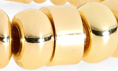 Shop Nordstrom Disc Beaded Stretch Bracelet In Gold