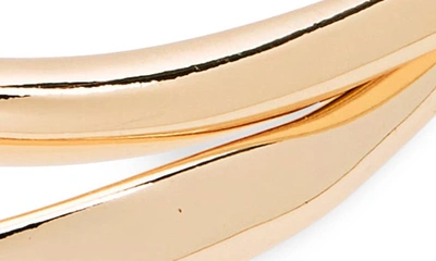 Shop Nordstrom Set Of 2 Polished Bangles In Gold