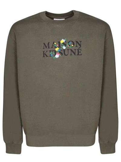 Shop Maison Kitsuné Sweatshirts In Green