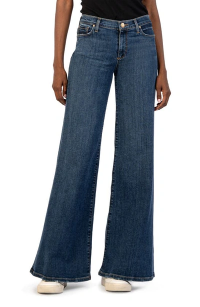 Shop Kut From The Kloth Margo Mid Rise Wide Leg Jeans In Quality