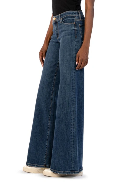 Shop Kut From The Kloth Margo Mid Rise Wide Leg Jeans In Quality