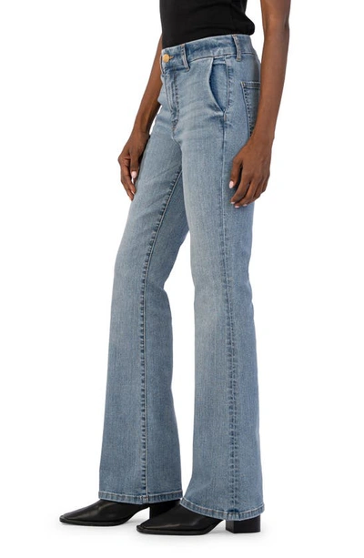 Shop Kut From The Kloth Ana High Waist Flare Jeans In Moment