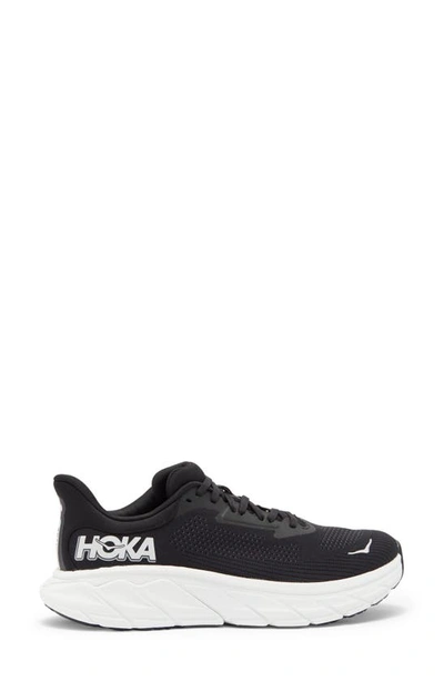 Shop Hoka Arahi 7 Running Shoe In Black / White