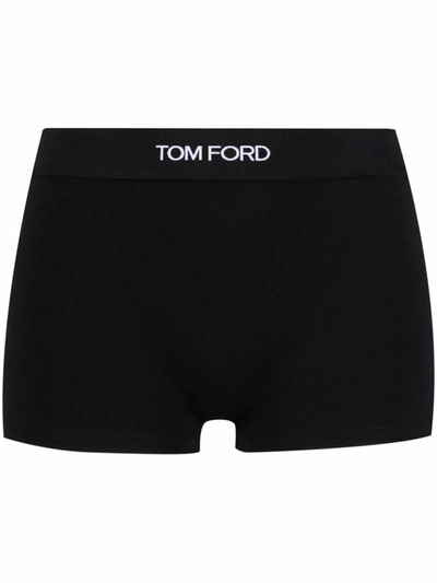 Shop Tom Ford Boxers With Print In Black
