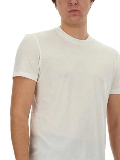 Shop Tom Ford Cotton T-shirt In White