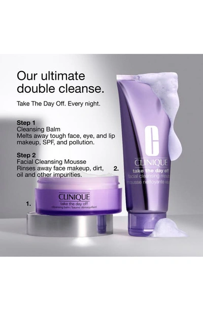 Shop Clinique Take The Day Off Facial Cleansing Mousse, 4.2 oz