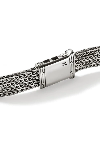John Hardy Smart Watch Strap Diamond Pave, 12mm In Silver