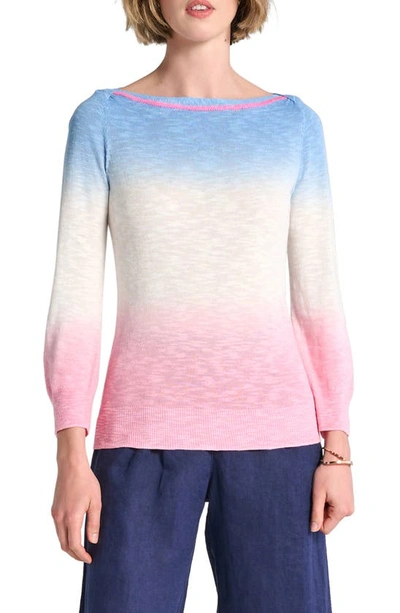 Shop Hatley Sunset Stripe Sweater In White