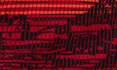 Shop Desigual Palm Tree Print Short Knit Dress In Red