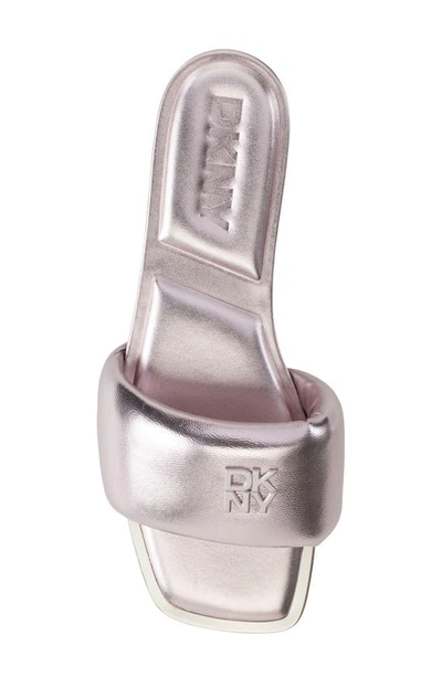 Dkny Slide Sandal In Dusty Rose
