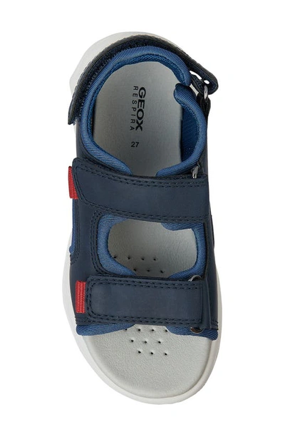 Shop Geox Kids' Airadyum Sandal In Med Blue
