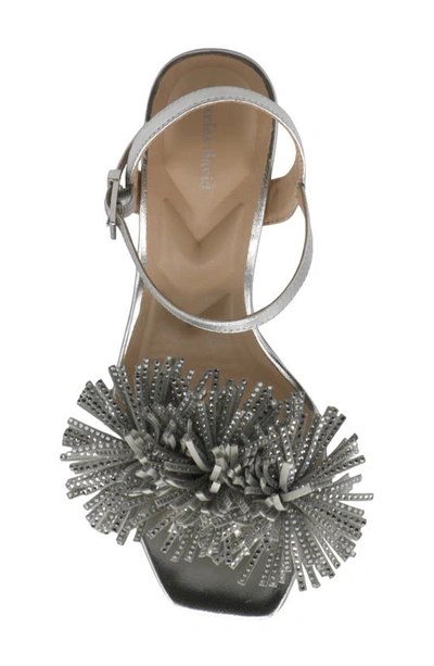 Shop Charles David Eternity Ankle Strap Sandal In Silver