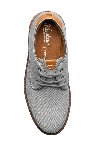 Shop Florsheim Kids' Highland Plain Toe Oxford In Gray