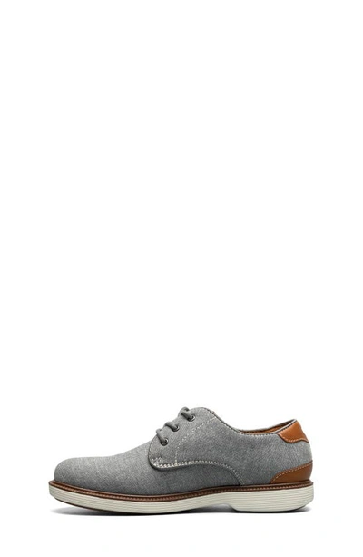 Shop Florsheim Kids' Highland Plain Toe Oxford In Gray