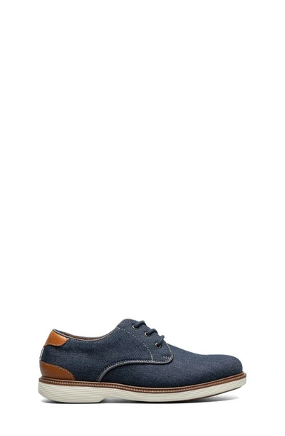 Shop Florsheim Kids' Highland Plain Toe Oxford In Navy