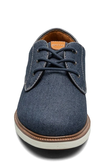 Shop Florsheim Kids' Highland Plain Toe Oxford In Navy