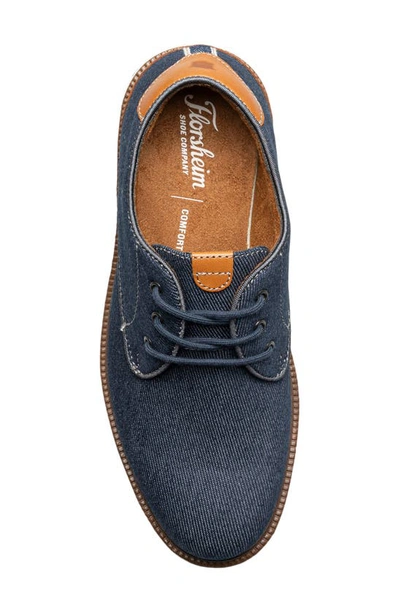 Shop Florsheim Kids' Highland Plain Toe Oxford In Navy