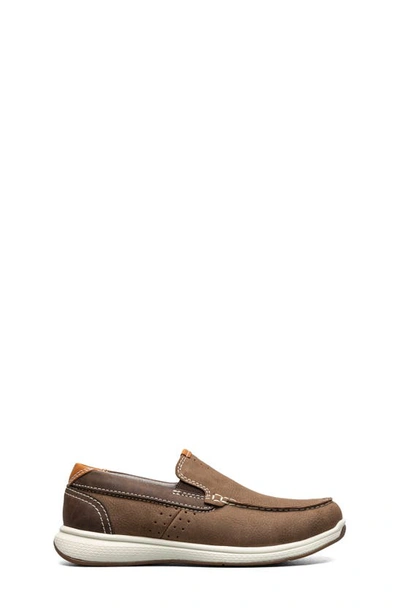 Shop Florsheim Kids' Crossover Loafer In Mushroom