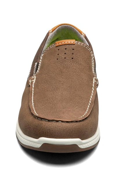 Shop Florsheim Kids' Crossover Loafer In Mushroom