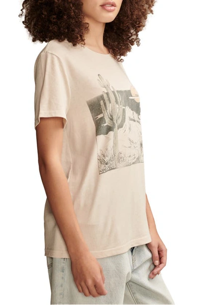 Shop Lucky Brand Cactus Scene Graphic T-shirt In Rainy Day