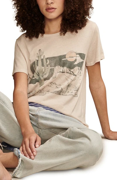 Shop Lucky Brand Cactus Scene Graphic T-shirt In Rainy Day