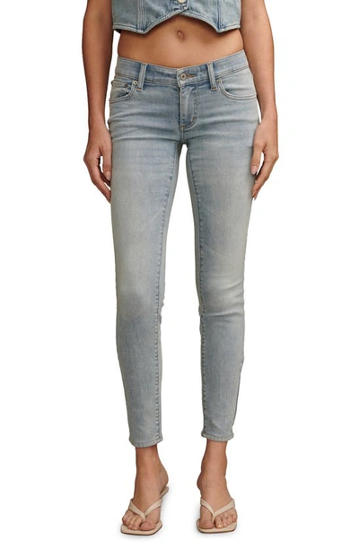 Shop Lucky Brand Lizzie Low Rise Skinny Jeans In Fan Girl