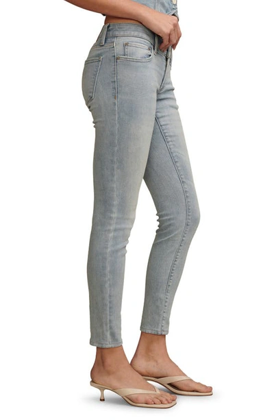 Shop Lucky Brand Lizzie Low Rise Skinny Jeans In Fan Girl