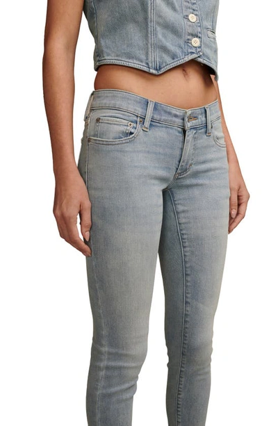 Shop Lucky Brand Lizzie Low Rise Skinny Jeans In Fan Girl